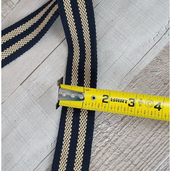 Crossbody Purse CHAPS Straw Vegan Faux Leather Cloth Strap Metal Logo Slim - Picture 16 of 16